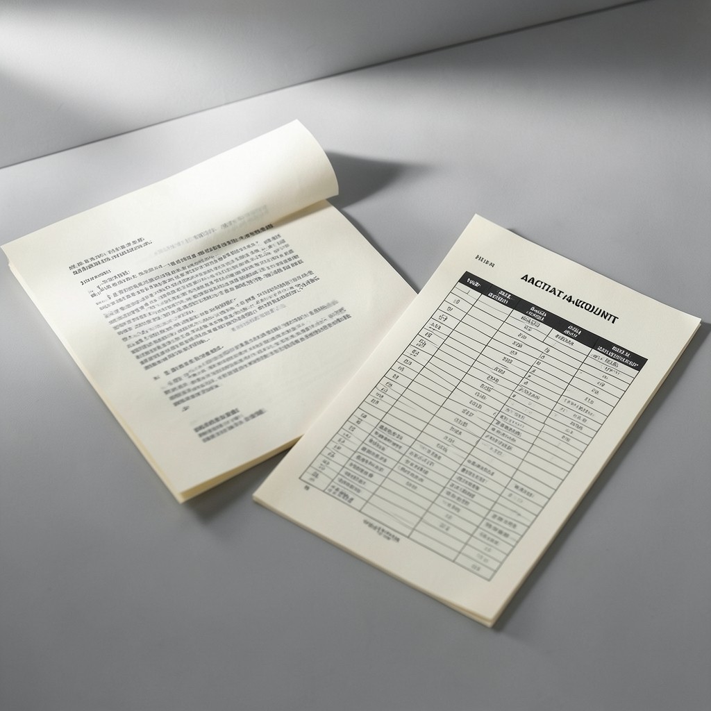 Open letter draft beside a capital account table